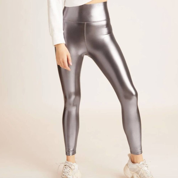 knix Pants & Jumpsuits Knix X The Birds Papaya High Waisted Leather